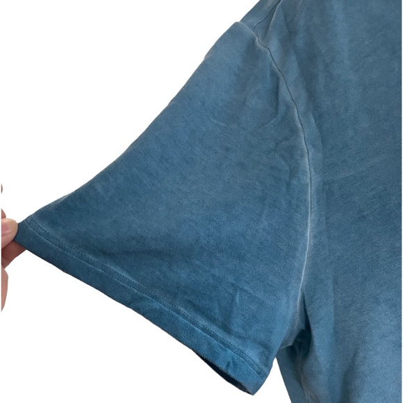 Torrid Super Soft Knit Tee Crew Neck Short Sleeve Blue Ombre Bohemian Casual 2X - Picture 5 of 8